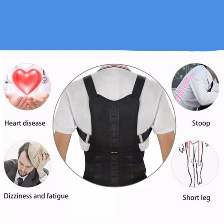 Kalsten | BackPosture Pro Magnetic Posture Brace – Support & Pain Relief for Every Day