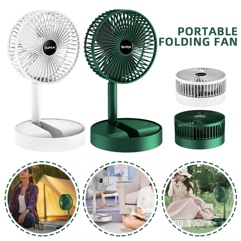 Compact 6-Inch USB Portable Fan with 3-Speed Control | Kalsten