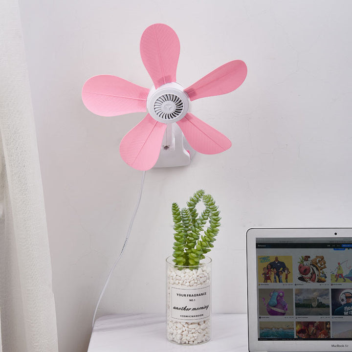 Women's Portable Table Fan with Floral Design Kalsten