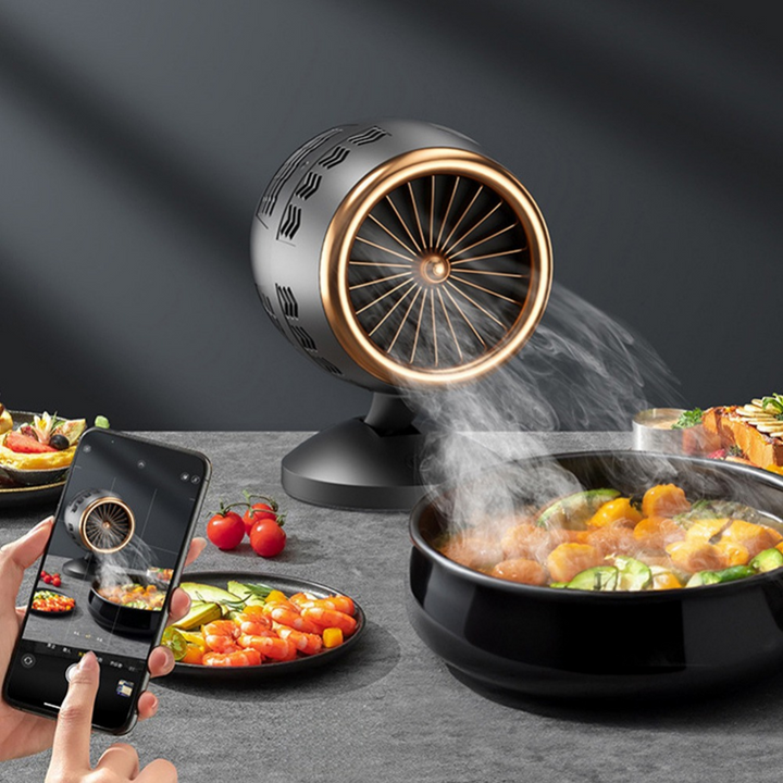 Portable Kitchen Extractor Fan – Compact and Adjustable Smoke Extractor with Quiet Function | Kalsten