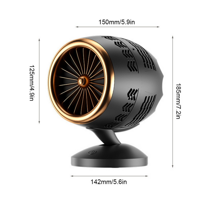Portable Kitchen Extractor Fan – Compact and Adjustable Smoke Extractor with Quiet Function | Kalsten