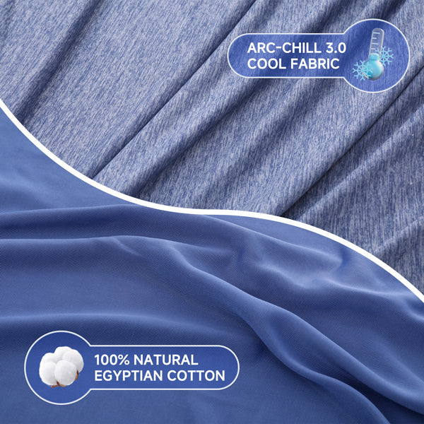 Blue Cooling Blanket –  3.0, Q-Max>0.5, Multi-Size Options | Kalsten