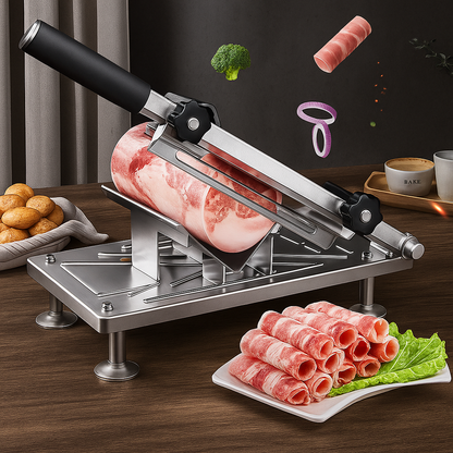 Skanto | SlicePro – Stainless Steel Food Slicer for Home Use | Adjustable Thickness | Precision Cutting
