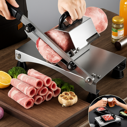 Skanto | SlicePro – Stainless Steel Food Slicer for Home Use | Adjustable Thickness | Precision Cutting