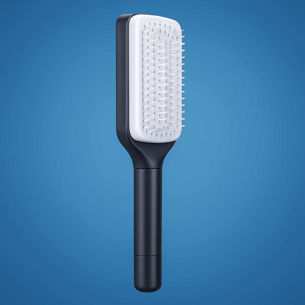 Cleaning Hairbrush – Gentle Detangle – Retractable Bristle Design – For All Hair Types & Busy Mornings Kalsten