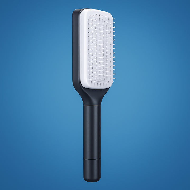 Cleaning Hairbrush – Gentle Detangle – Retractable Bristle Design – For All Hair Types & Busy Mornings Kalsten