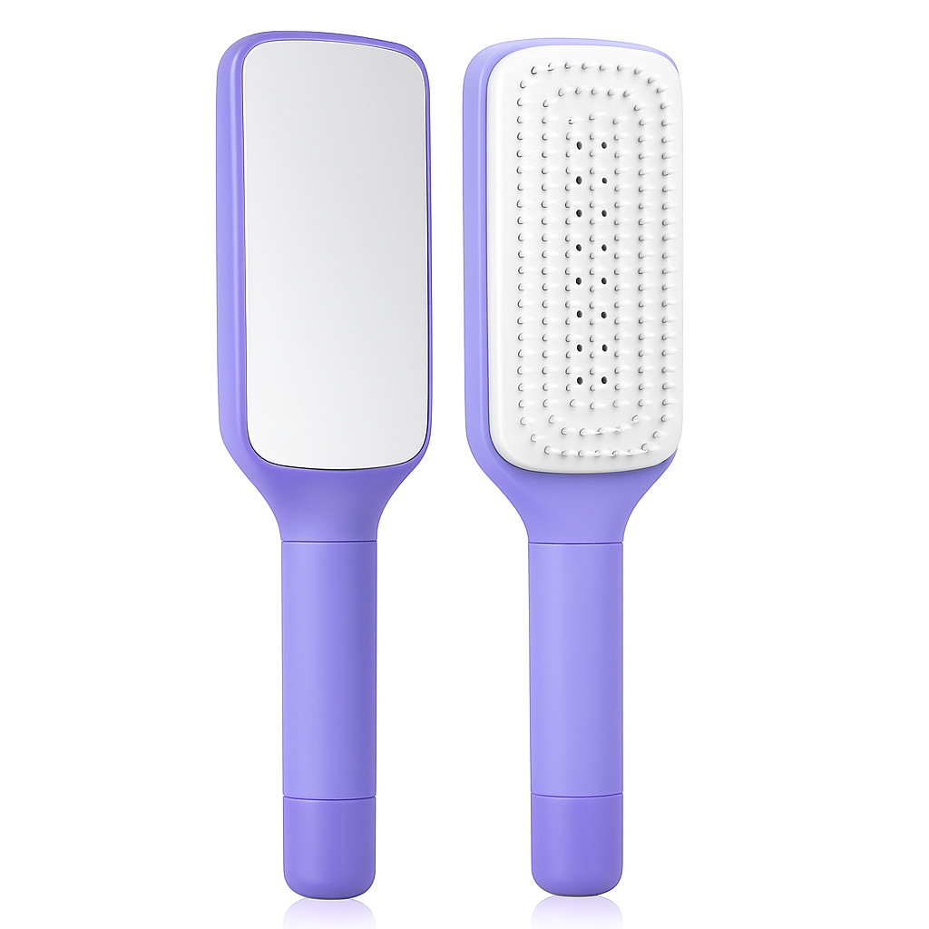 Cleaning Hairbrush – Gentle Detangle – Retractable Bristle Design – For All Hair Types & Busy Mornings Kalsten