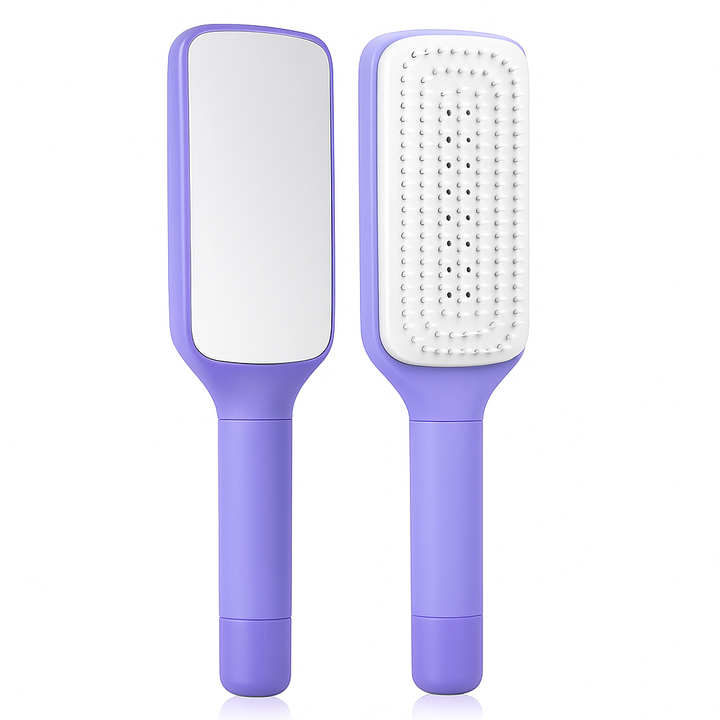 Cleaning Hairbrush – Gentle Detangle – Retractable Bristle Design – For All Hair Types & Busy Mornings Kalsten
