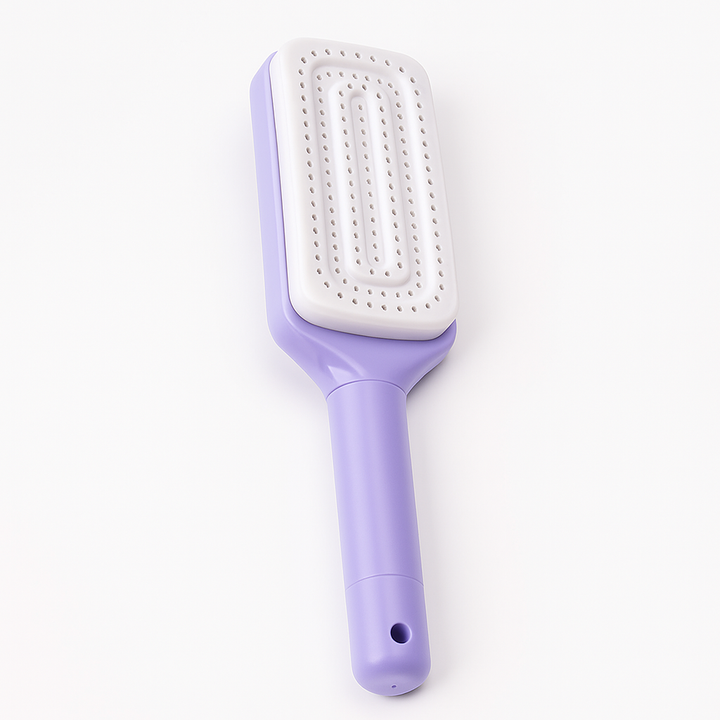 Cleaning Hairbrush – Gentle Detangle – Retractable Bristle Design – For All Hair Types & Busy Mornings Kalsten