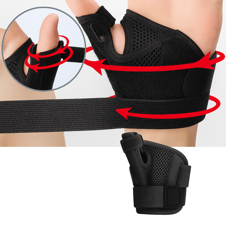 Relief for De Quervain’s Tendonitis – Breathable Adjustable Compression – Everyday & Active Use Kalsten