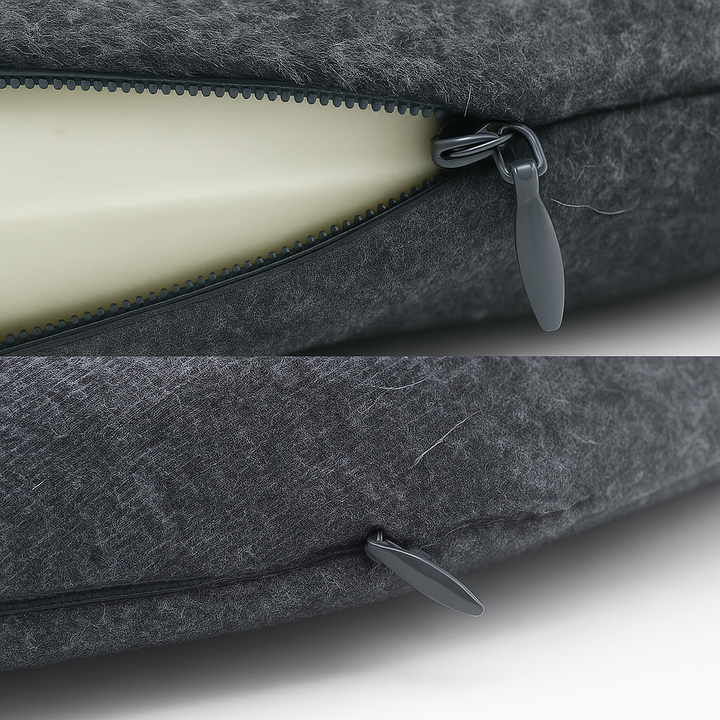 Memory Foam Back Pain Relief – Ergonomic High-density Support – Portable For Work and Travel Kalsten