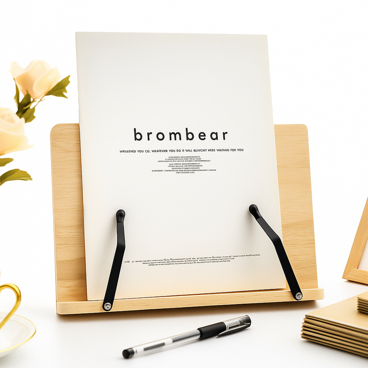 Foldable Adjustable – Wooden Stable Frame – Cookbooks Tablets and Hands-free Reading Kalsten