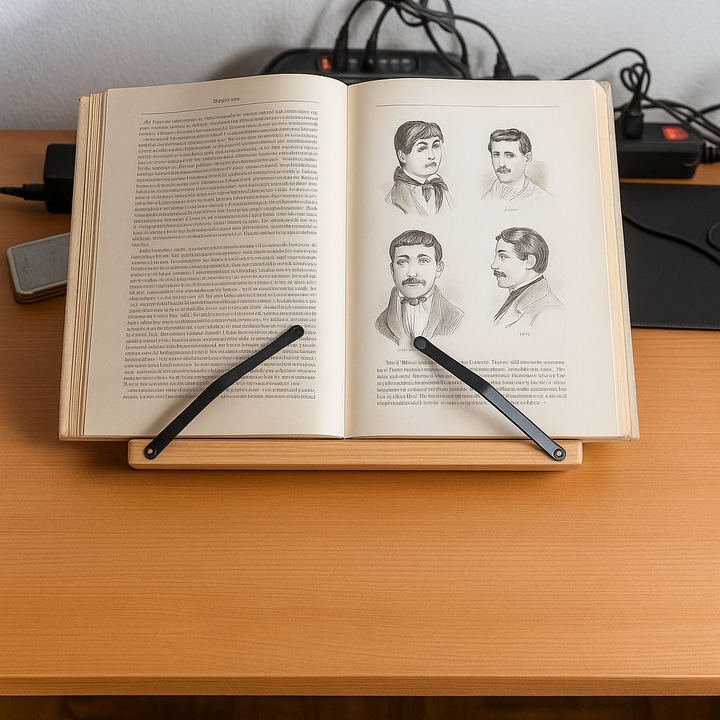 Foldable Adjustable – Wooden Stable Frame – Cookbooks Tablets and Hands-free Reading Kalsten