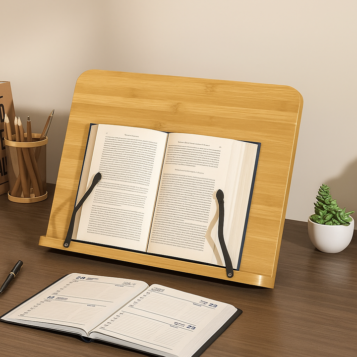 Foldable Adjustable – Wooden Stable Frame – Cookbooks Tablets and Hands-free Reading Kalsten