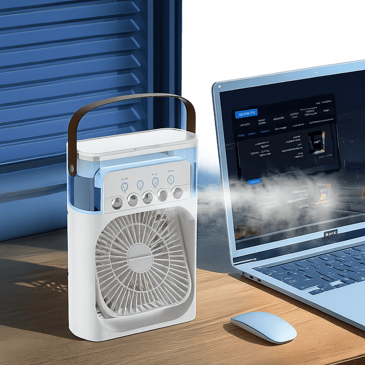Portable Silent 3-in-1 LED Cooling Fan | Kalsten