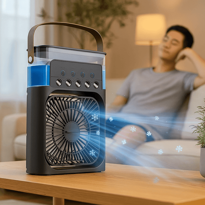 Portable Silent 3-in-1 LED Cooling Fan | Kalsten