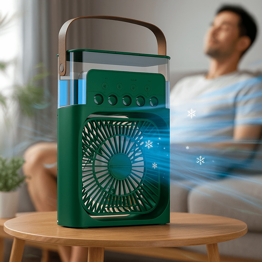 Portable Silent 3-in-1 LED Cooling Fan | Kalsten