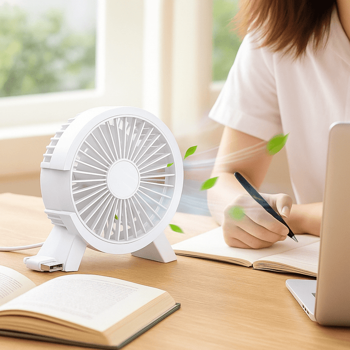 Mini Electric Portable Rechargeable and Silent Fan | Kalsten