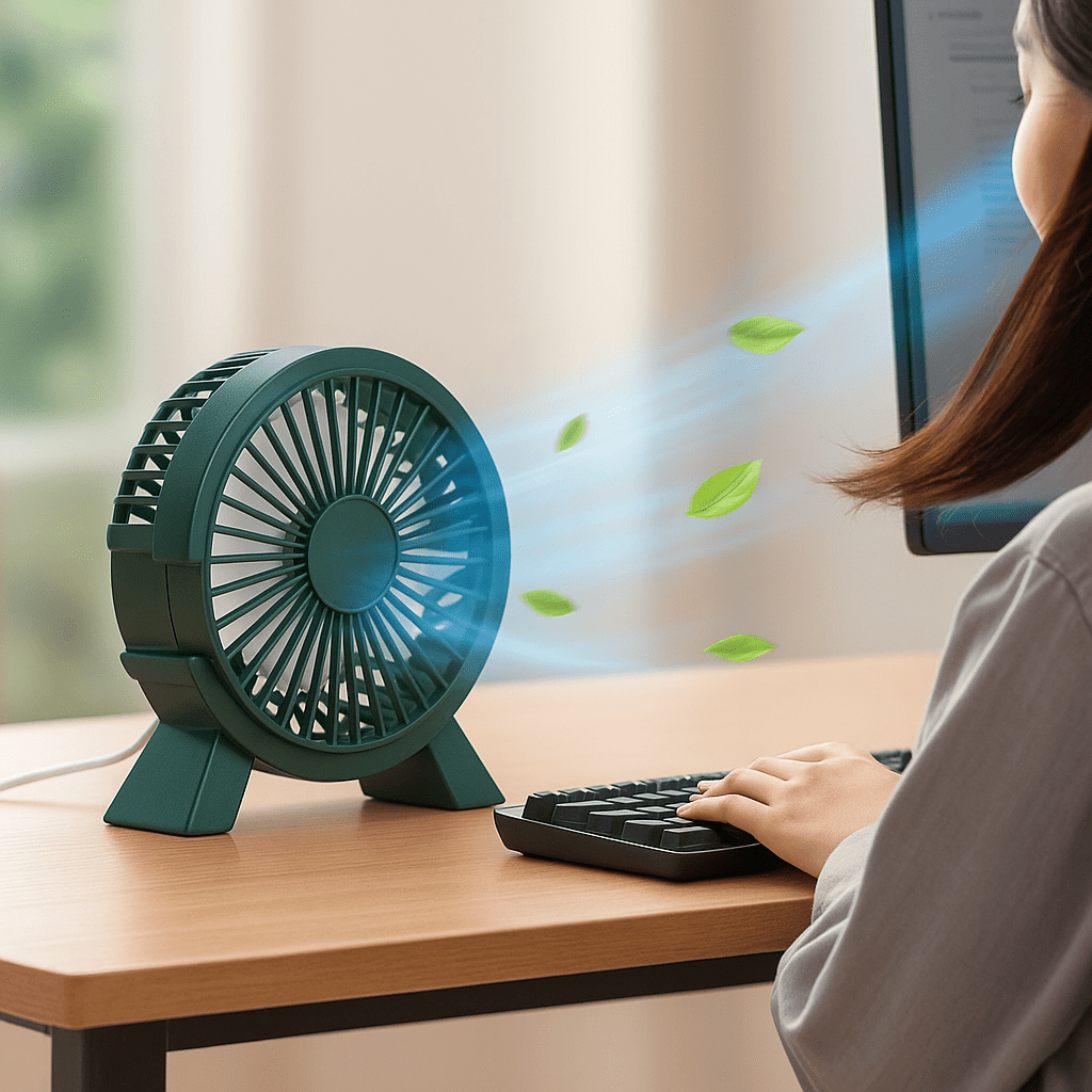 Mini Electric Portable Rechargeable and Silent Fan | Kalsten