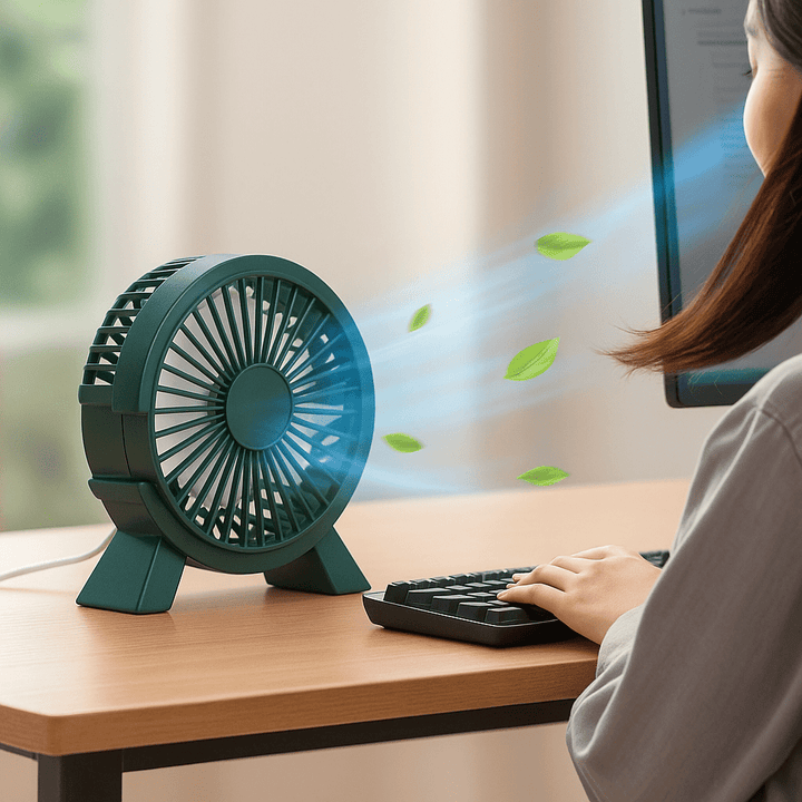 Mini Electric Portable Rechargeable and Silent Fan | Kalsten
