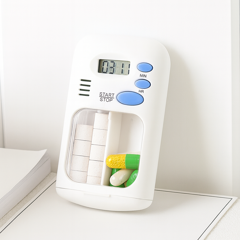 Medication Reminder with Timer – Portable & Easy to Use – Daily Health Support Kalsten