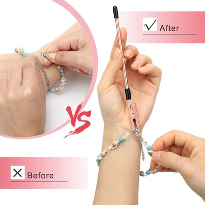 Bracelet helper for closing clasps | Kalsten