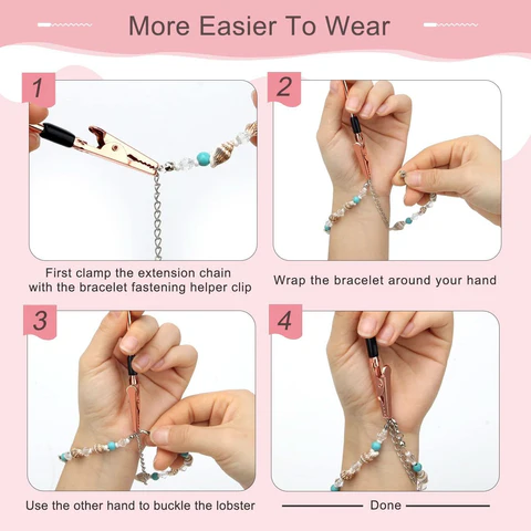Bracelet helper for closing clasps | Kalsten