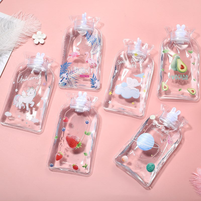 Ladies Transparent Water Bottle Set Bowlift