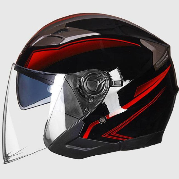 Full-Face Motorcycle Helmet with Integrated Visor Kalsten
