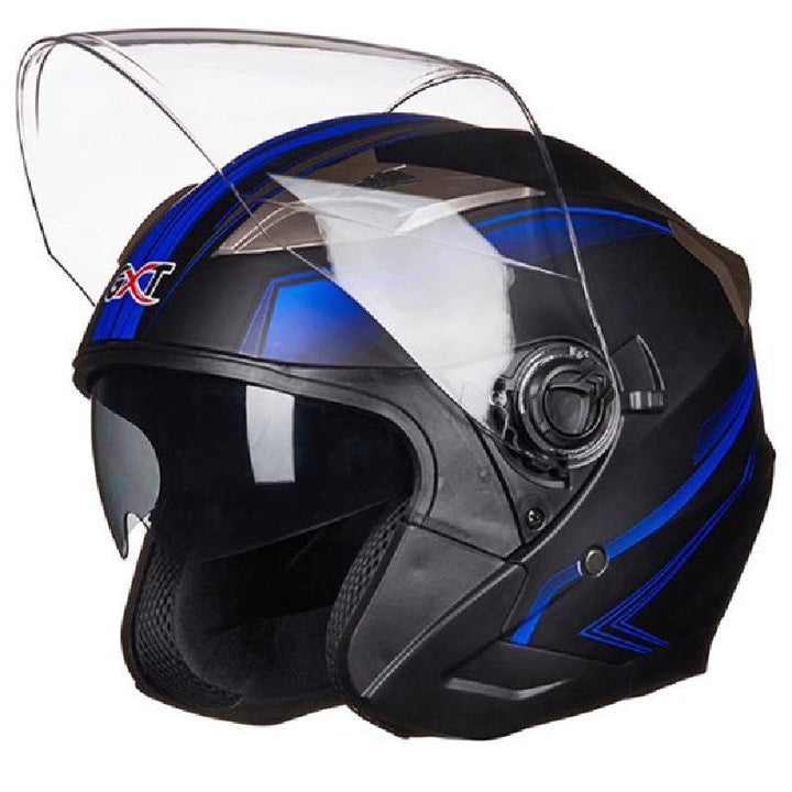 Full-Face Motorcycle Helmet with Integrated Visor Kalsten