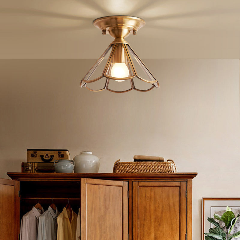 Brass Metal Ceiling Light Fixture Kalsten