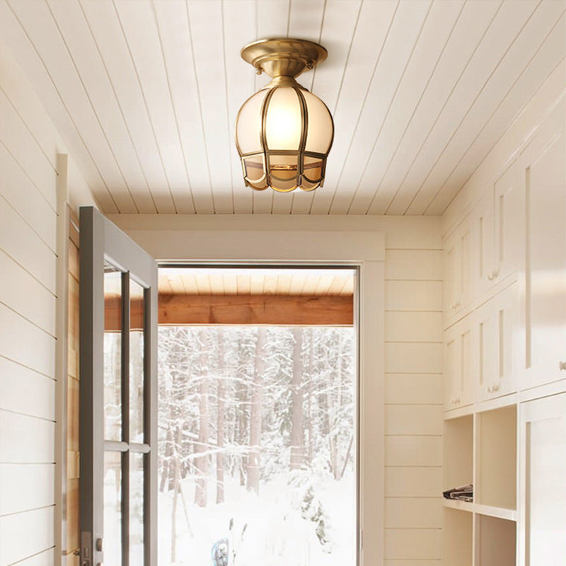 Brass Metal Ceiling Light Fixture Kalsten