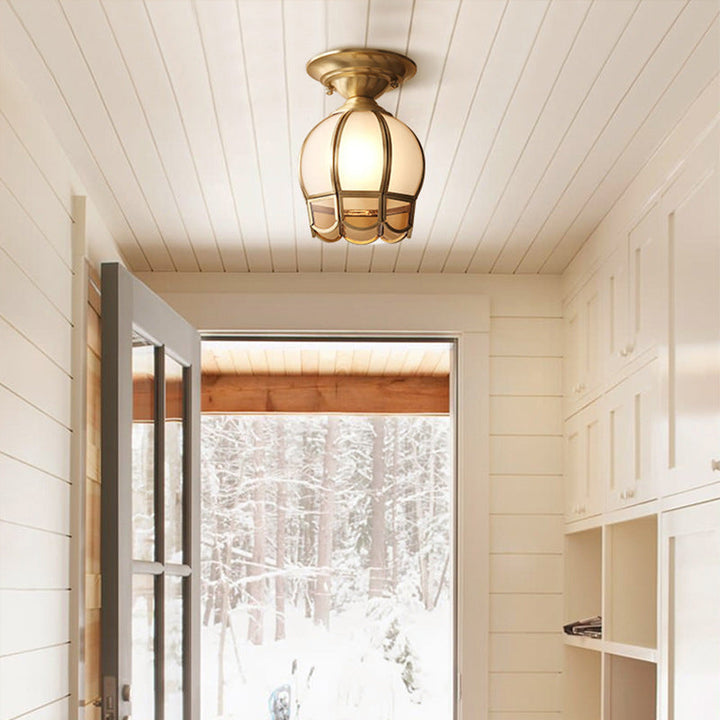 Brass Metal Ceiling Light Fixture Kalsten