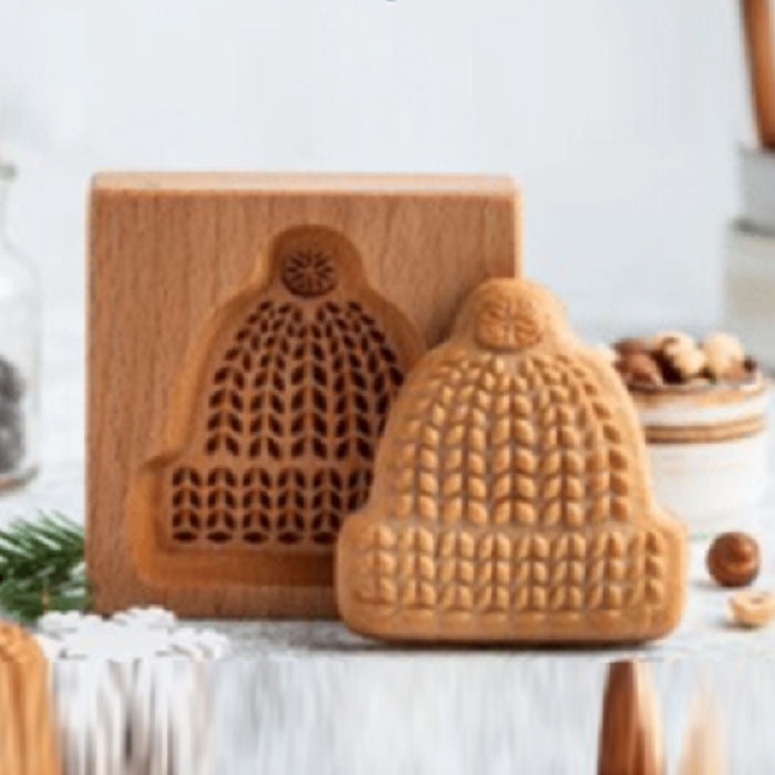 Kalsten | Wooden Cookie Mold Set | Engraved Pastry Stamps | Gingerbread & Biscuit Press