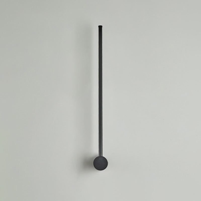 Slim Tube Shaped Sconce Lighting Contemporary Metal Living Room LED Wall Light Fixture | Kalsten
