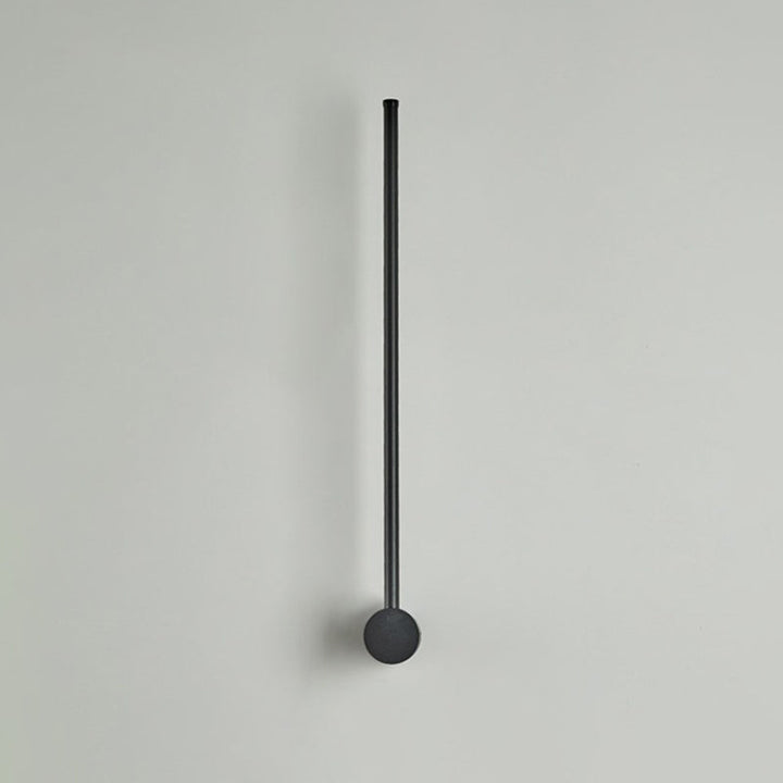 Slim Tube Shaped Sconce Lighting Contemporary Metal Living Room LED Wall Light Fixture | Kalsten