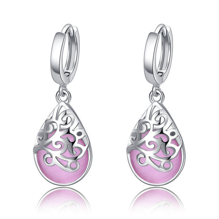 Colorful Crystal Drop Earrings Kalsten