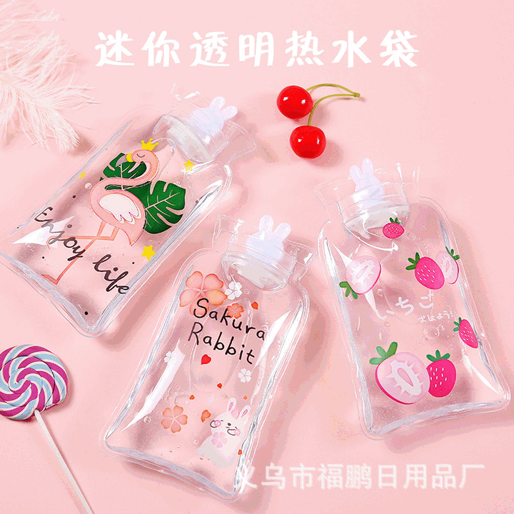 Ladies Transparent Water Bottle Set Bowlift