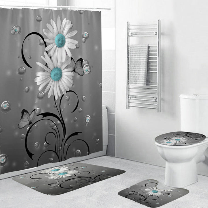 Cactus-Themed Shower Curtain Kalsten