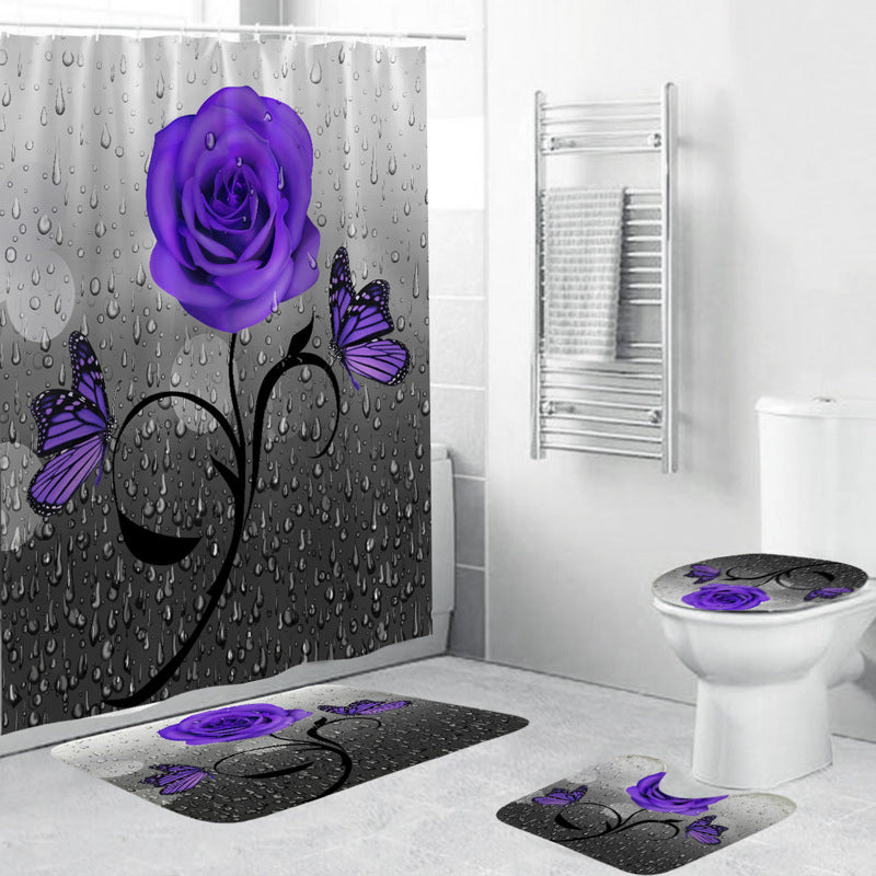 Cactus-Themed Shower Curtain Kalsten
