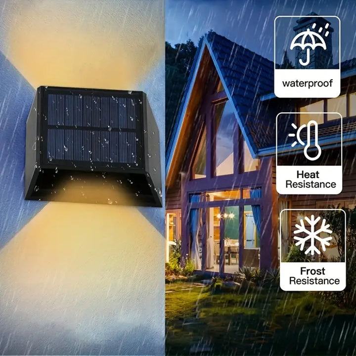 Wireless LED Solar Wall Lamps Pro - Create the perfect atmosphere in your garden! Kalsten