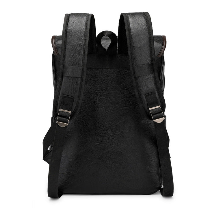 Vintage Style Leather Backpack Kalsten