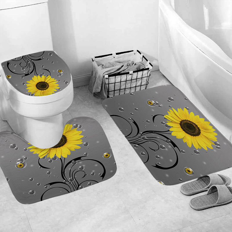 Cactus-Themed Shower Curtain Kalsten
