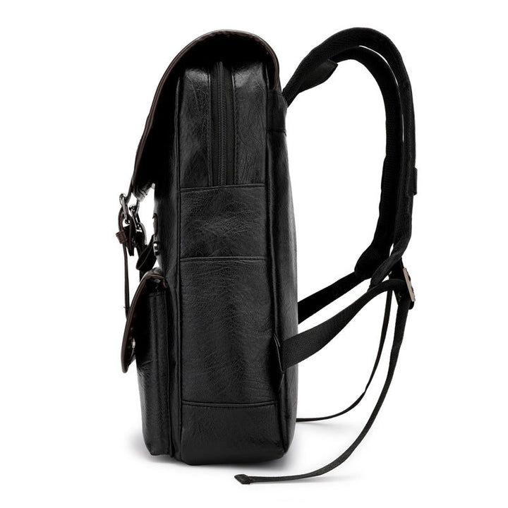 Vintage Style Leather Backpack Kalsten
