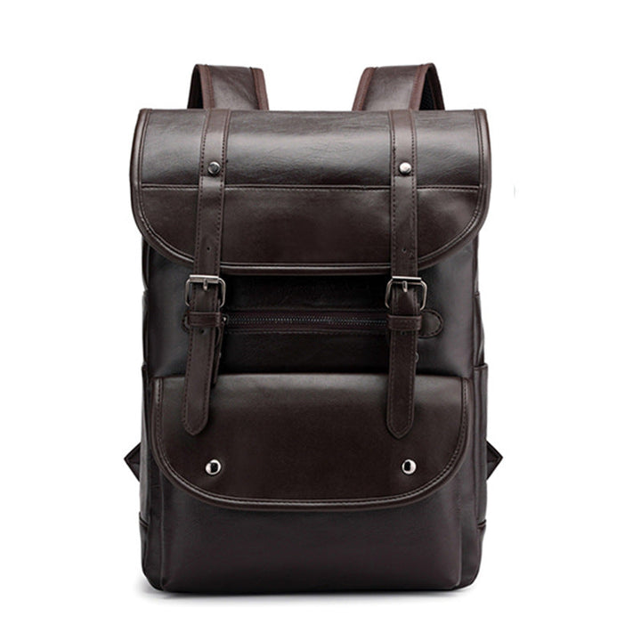 Vintage Style Leather Backpack Kalsten