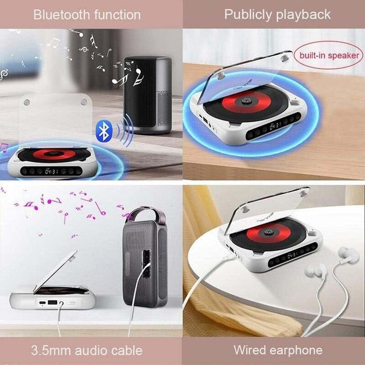 Noxord | Portable Bluetooth-compatible CD Player
