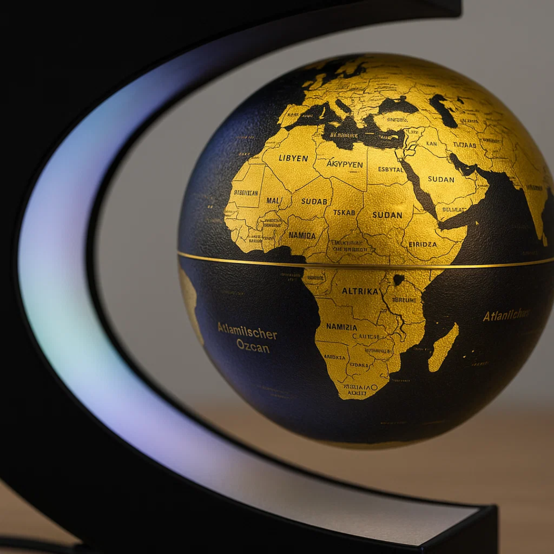 Kalsten | AstroGlobe LED World Globe – Floating Globe Lamp with Magnetic Suspension