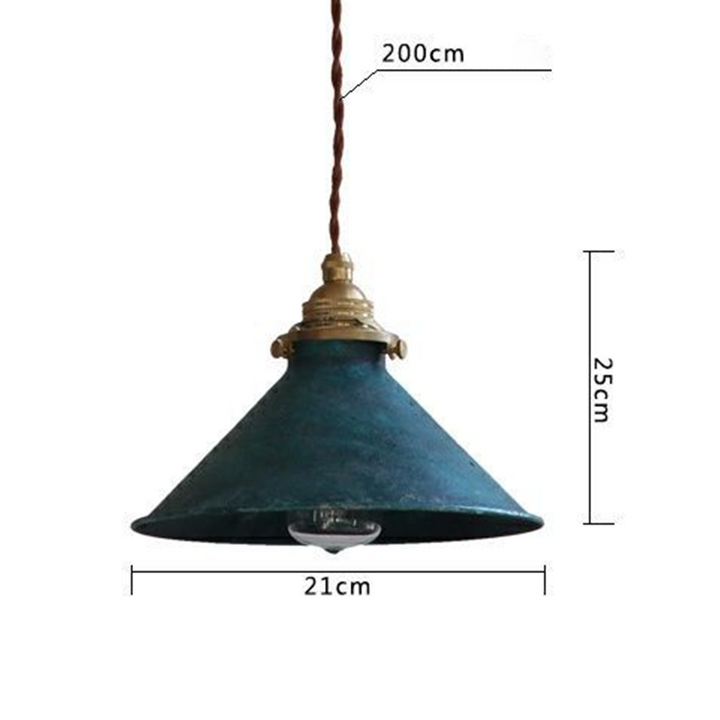 Retro Industrial Metal Fanale Pendant Light | Kalsten