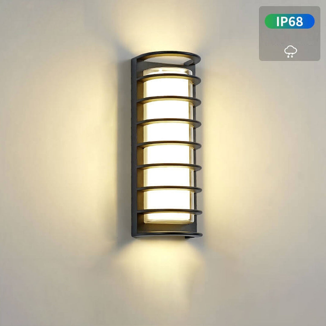 Modern Outdoor Column Waterproof LED Garden Wall Sconce Lamp | Kalsten