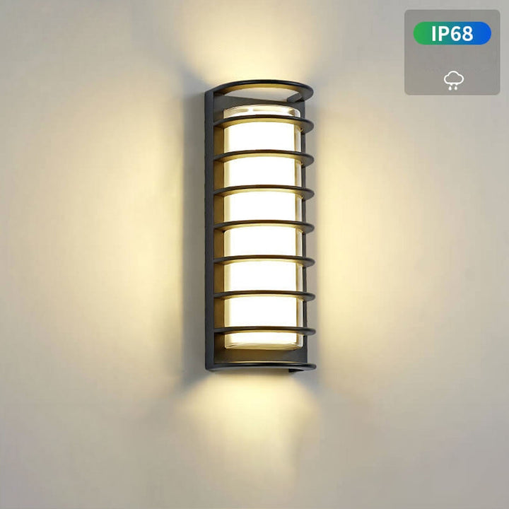 Modern Outdoor Column Waterproof LED Garden Wall Sconce Lamp | Kalsten